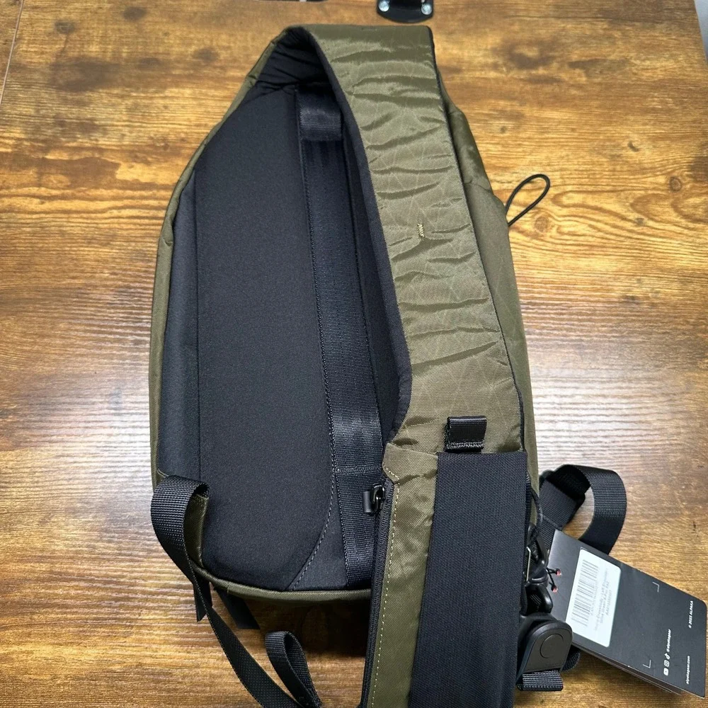 NEW Alpaka Metro Crossbody Left Shoulder Olive Green X-Pac X42 Sling Bag